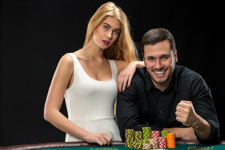 Playtech live-dealer studio with multiple camera angles and professional broadcast setup